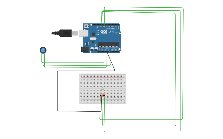 Circuit design embedded systems lab 2 - Tinkercad