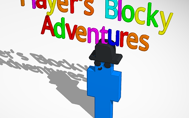 3D design Player’s Blocky Adventures - Tinkercad