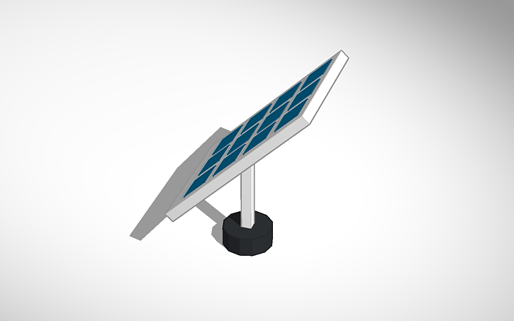 3D design solar - Tinkercad