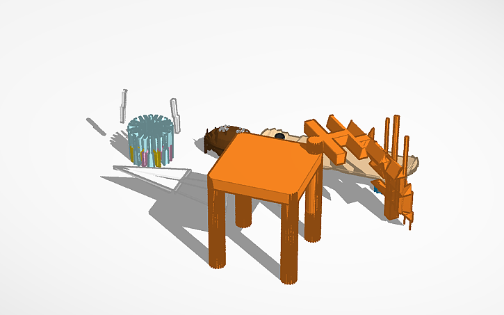 3D design Randomited objects - Tinkercad