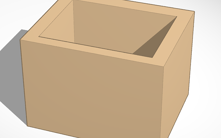 3D design box - Tinkercad