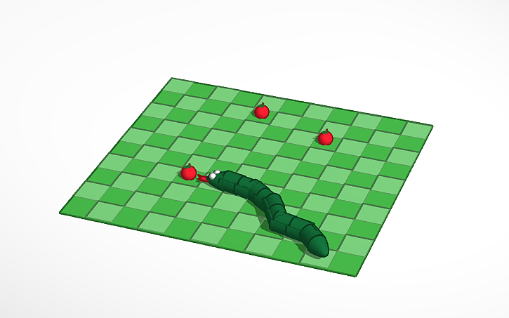 3D design snake game - Tinkercad