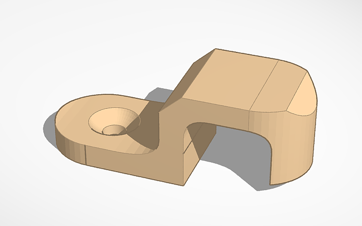 3D design CORD ROUTING CLIP - Tinkercad