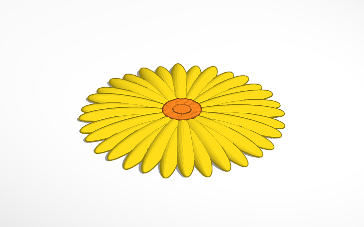 3D design Daisy - Tinkercad
