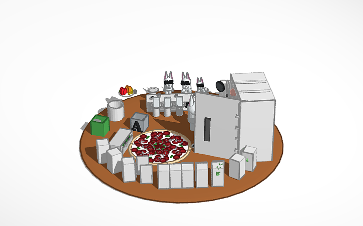 3D design Kitchen - Tinkercad