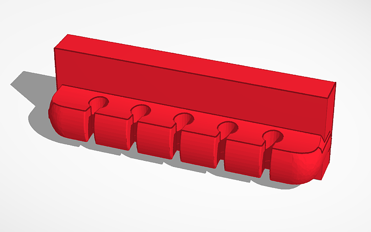 3D design Cable Organizer - Tinkercad