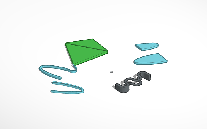3D design Copy of kite - Tinkercad