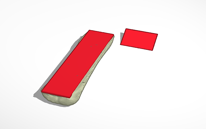 3D design racket handle - Tinkercad