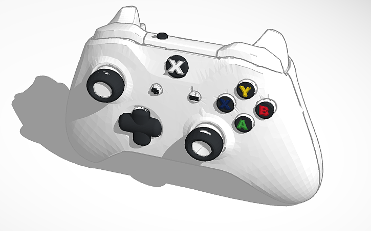 3D design xbox remote - Tinkercad