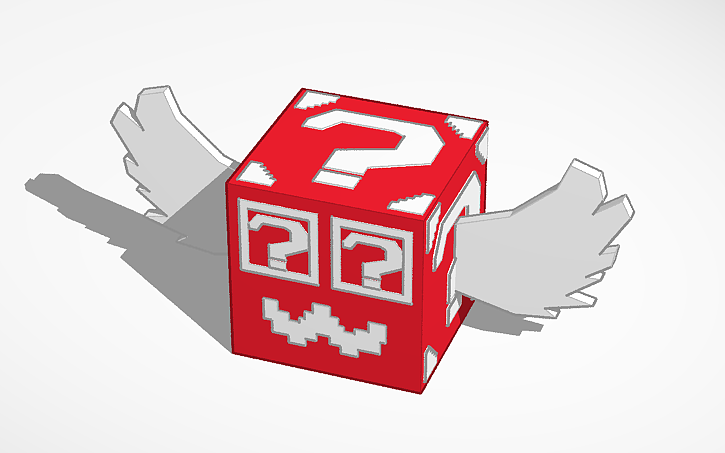3D design Mythic Lucky Block Brainrot - Tinkercad
