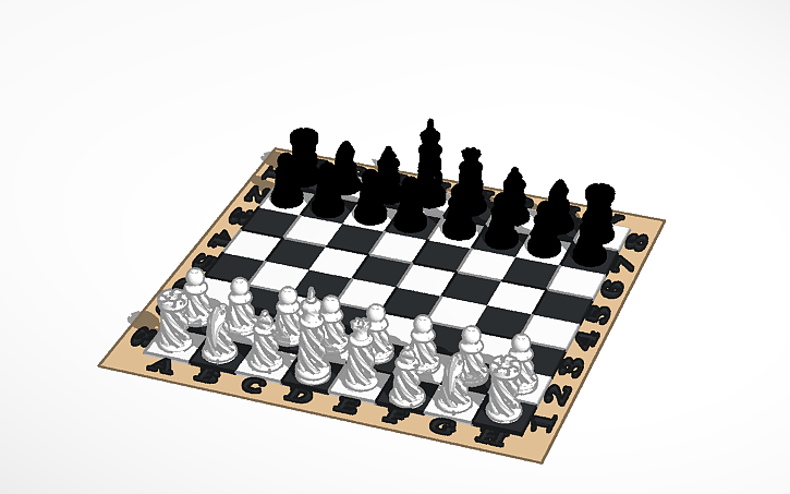 3D design Chess board??? - Tinkercad