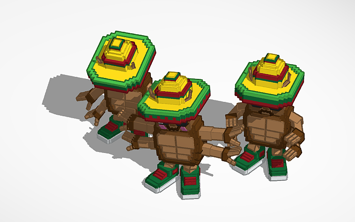 3D design Los Cucarachas Brainrot - Tinkercad
