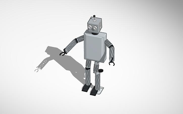 3D design Humanoid Robot - Tinkercad