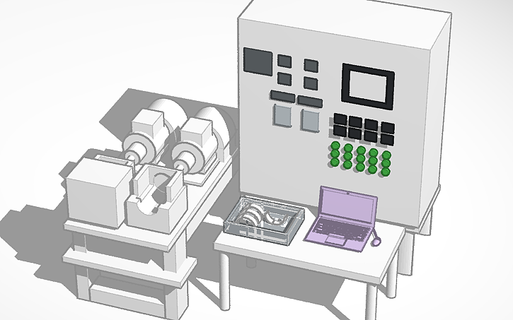Tinker Machine 3D design testing machine - Tinkercad