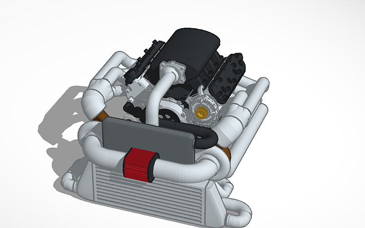 3D design Copy of 6.0L LQ4 V8 turbo - Tinkercad