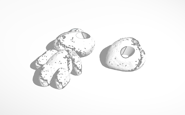 3D design Anime Rocks Kodama - Tinkercad