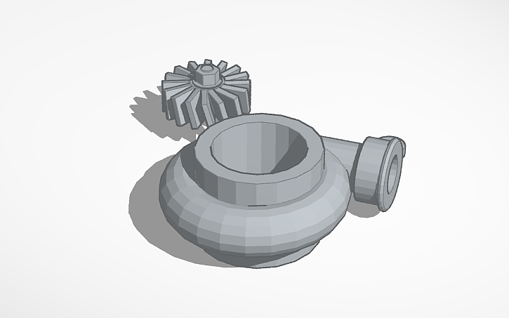 3D design turbo - Tinkercad