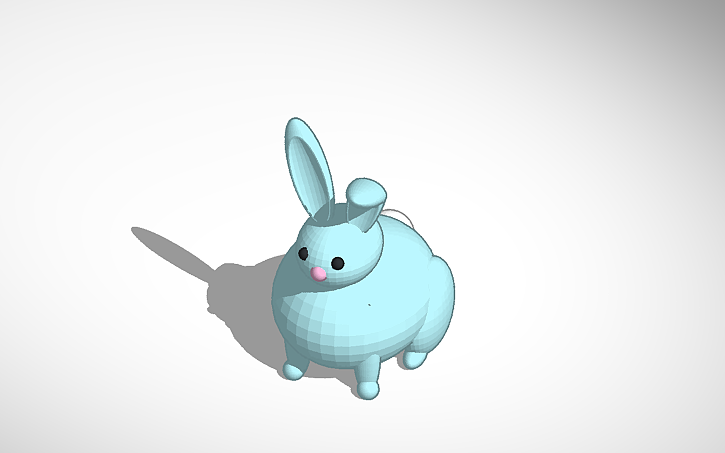 3D design rabit1 - Tinkercad