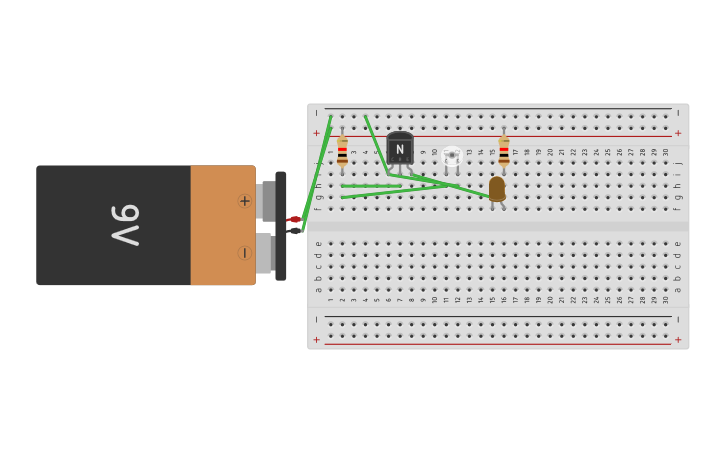Circuit design LED CON SENSOR - Tinkercad