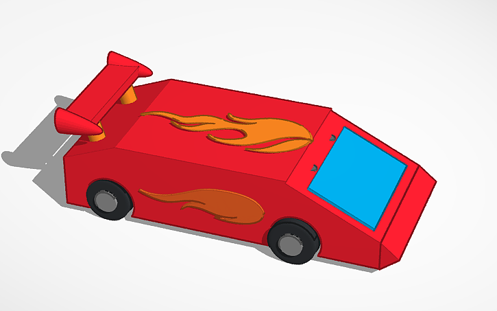 3D design Sim lab race car - Tinkercad