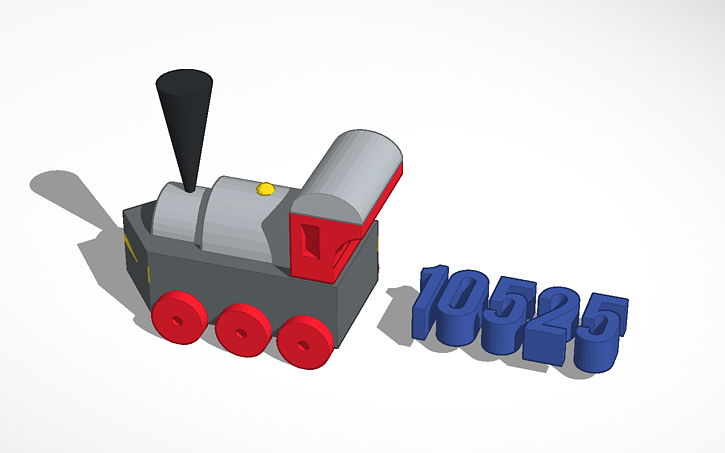 3D design Train - Tinkercad