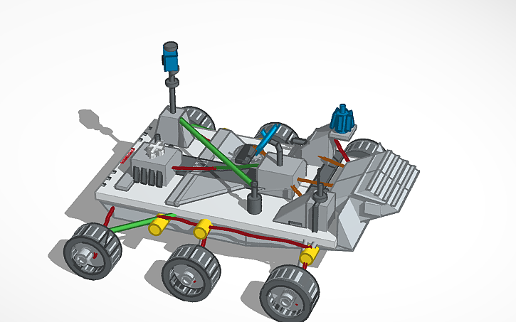3D design My Mars Rover - Tinkercad