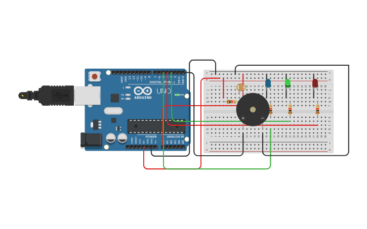 Circuit design example - Tinkercad