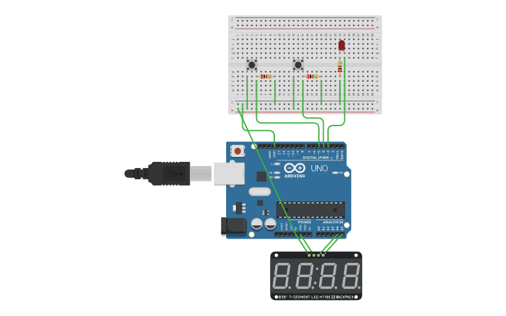 Circuit design Timer - Tinkercad