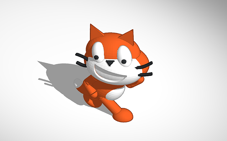 3D design Light Up a Story with Code Challenge: SCRATCH_CAT - Tinkercad