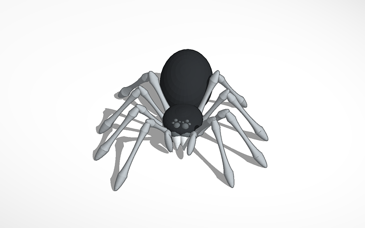 3D design Spider - Tinkercad