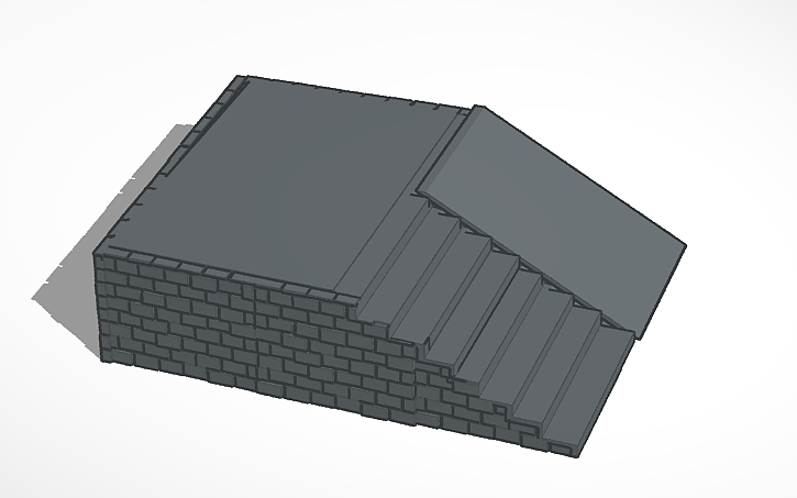 3D design teckdeck ramp - Tinkercad