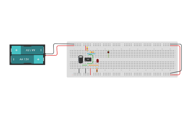 Circuit design timer - Tinkercad