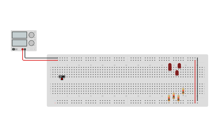 Circuit design Demultiplexer - Tinkercad