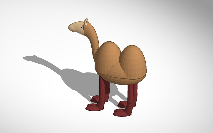 3D design camel - Tinkercad