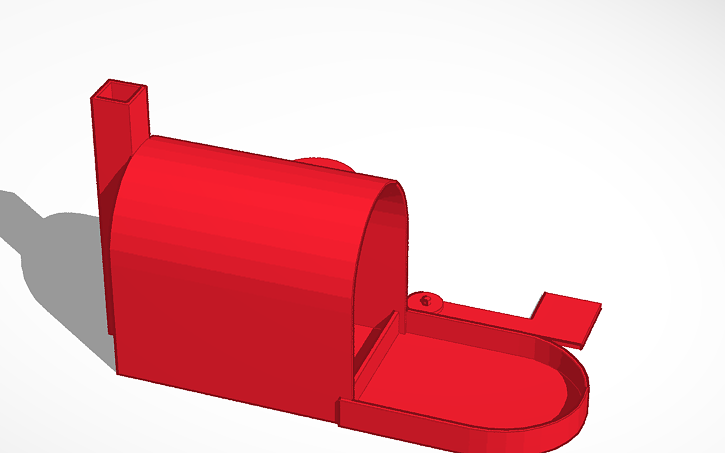3D design MAILBOX - Tinkercad