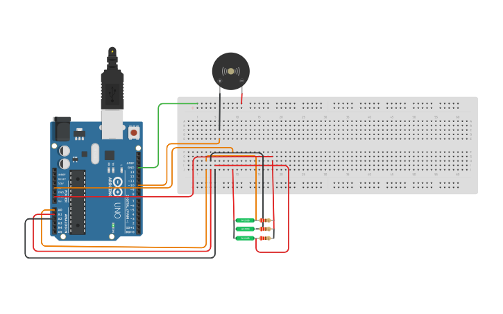 Circuit design EarthQuake Detector circuit using Arduino board on ...