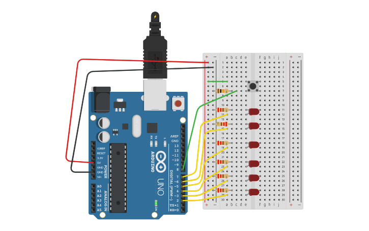 Circuit design Arduino Porject 8-Digital Hourglass by Amber Camerano ...