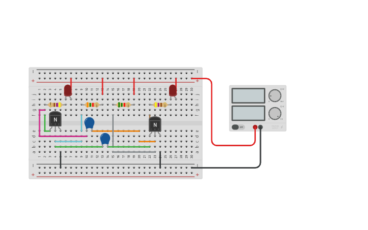 Circuit design Two Transistor LED Flasher Circuit: Sajan Mahilrajan ...