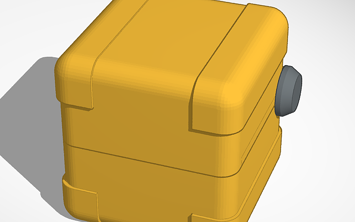 3D design opening box - Tinkercad