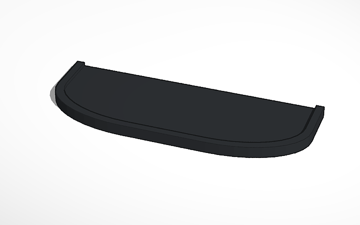 3D design DK design hugger1 car front splitter - Tinkercad
