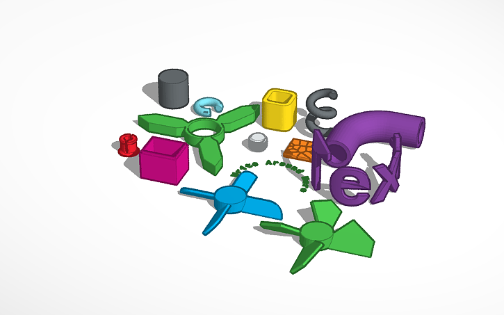 3D design Featured Shape Generators - Tinkercad
