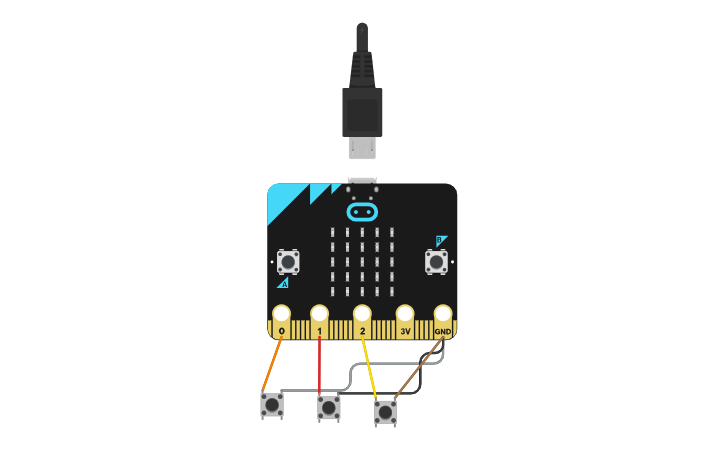 Circuit design Micro:bit Challenge - Tinkercad