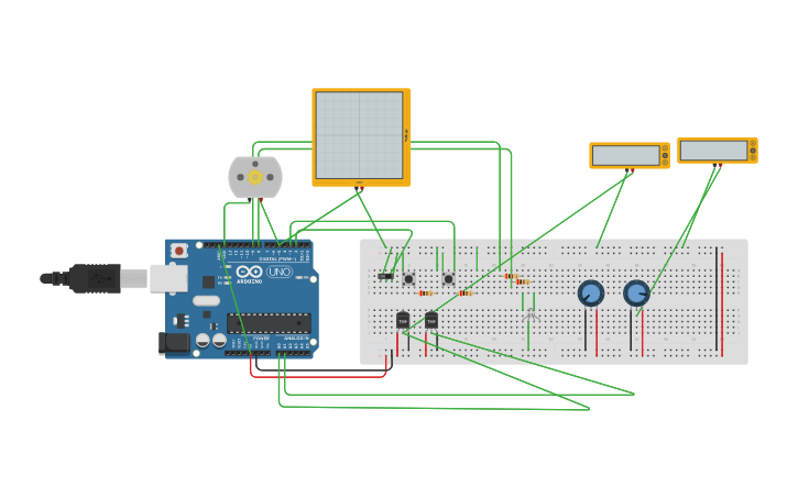Circuit design automatic temperature control - Tinkercad