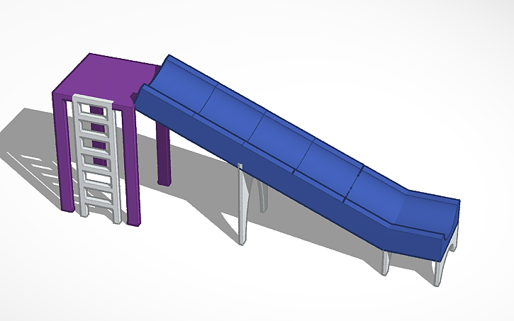 3D design slides-kaydırak - Tinkercad