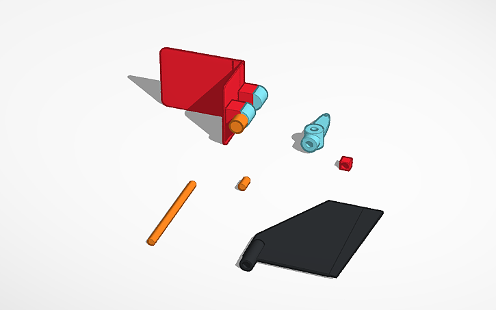 3D design Rc Plane Water Rudder - Tinkercad
