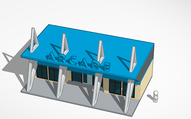 3D design Jurassic World: Dave & Busters - Tinkercad