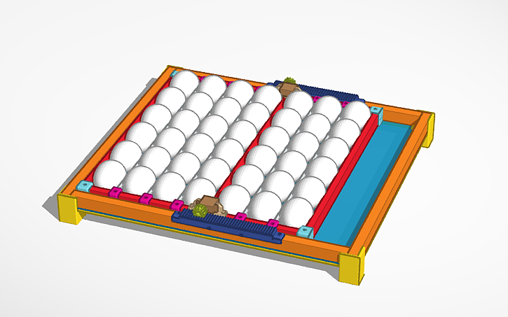 3D design Incubator Egg Turner - Tinkercad