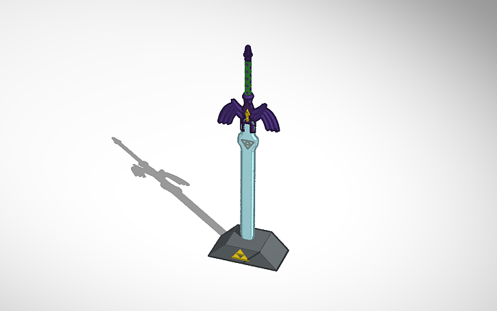 3D design master sword - Tinkercad