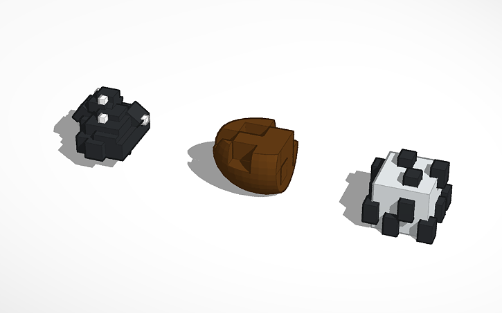 3D design rocks - Tinkercad