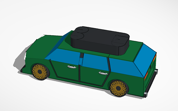 3D design Stanced car sim lab - Tinkercad